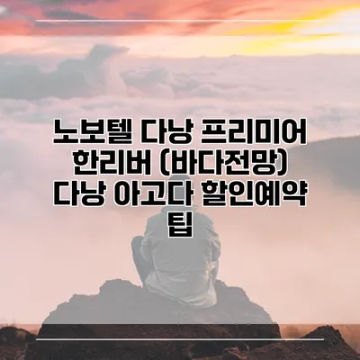 노보텔 다낭 프리미어 한리버 (바다전망) 다낭 아고다 할인예약 팁