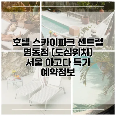 호텔 스카이파크 센트럴 명동점 (도심위치) 서울 아고다 특가 예약정보